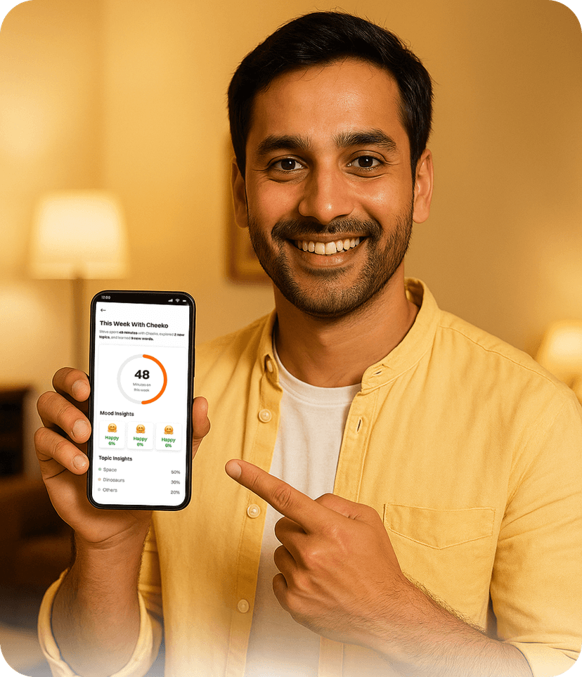 Parent using dashboard