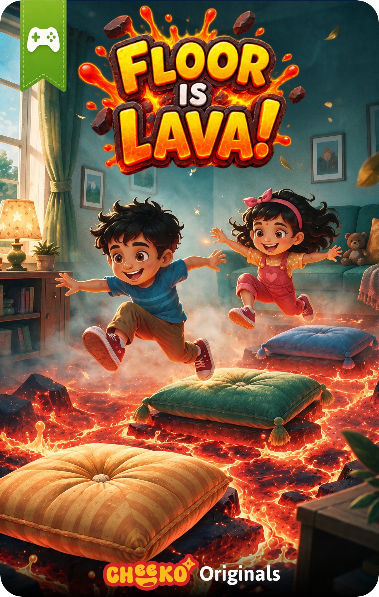 The Floor is Lava! card