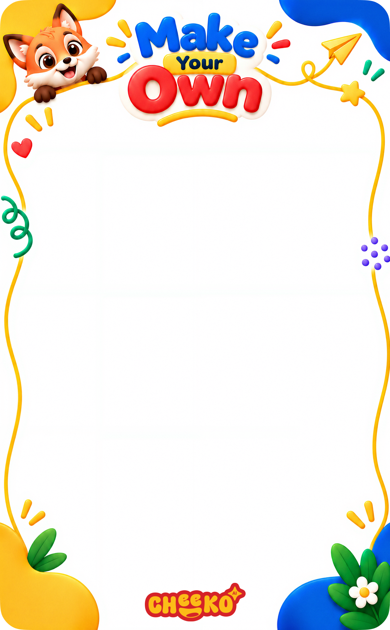 The Make Your Own card